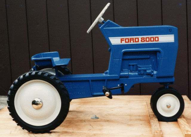 Ford 8000 pedal tractor decals #3