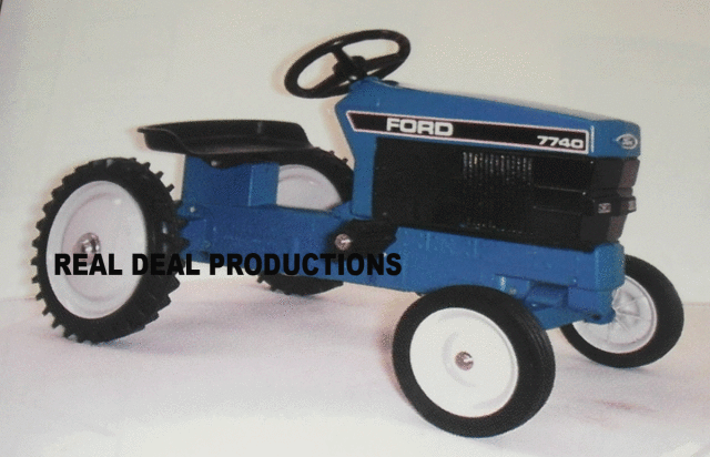 Ertl ford 7740 pedal tractor #4